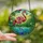 Tropical Art Lovers' Tiffany Stained Glass Flamingo Tropical Flower Mosaic Jewel Tone Pattern Stained Glass Suncatcher - 2