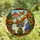 Cozy Fantasy Lovers' Stained Glass Friendly Ghost Tea Party Enchanted Forest Jewel Tone Mosaic Stained Glass Suncatcher - 4