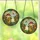 Whimsical Art Lovers' Tiffany Stained Glass Ghost Cat Mushroom Orange Green Landscape Stained Glass Suncatcher - 3