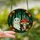 Whimsical Art Lovers' Jewel Tone Stained Glass Ghost Fairy Lights Toadstool Forest Design Stained Glass Suncatcher - 2