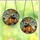 Halloween Lovers' Tiffany Style Stained Glass Whimsical Pumpkins Gourds Mosaic Teal Orange Black Stained Glass Suncatcher - 3