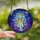 Fantasy Art Enthusiasts' Ethereal Glowing Ghost Lantern Tiffany Stained Glass Celestial Mosaic Blue Purple Green Stained Glass Suncatcher - 2