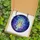 Fantasy Art Enthusiasts' Ethereal Glowing Ghost Lantern Tiffany Stained Glass Celestial Mosaic Blue Purple Green Stained Glass Suncatcher - 5