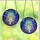 Fantasy Art Enthusiasts' Ethereal Glowing Ghost Lantern Tiffany Stained Glass Celestial Mosaic Blue Purple Green Stained Glass Suncatcher - 3