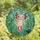 Animal Art Fans' Winking Pink Axolotl Stained Glass Tiffany Jewel Tone Design Stained Glass Suncatcher - 4