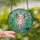 Animal Art Fans' Winking Pink Axolotl Stained Glass Tiffany Jewel Tone Design Stained Glass Suncatcher - 2