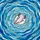 Axolotl Lovers' Intricate Glowing Pink Axolotl Stained Glass Ocean Mosaic Design Stained Glass Suncatcher - 7
