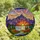 Nature Lovers' Vibrant Stained Glass Mountain Lake Sunset Jewel Tone Mosaic Landscape Stained Glass Suncatcher - yWpSlRYDRl