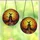 Halloween Fans' Intricate Stained Glass Haunted Castle Full Moon Bat Orange Black Jewel Tones Stained Glass Suncatcher - 3