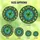 Stained Glass Art Lovers' Vibrant Tiffany Style Shamrock, Emerald Green & Sapphire Blue Floral Mosaic Design Stained Glass Suncatcher - 6