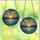 Art Enthusiasts' Glowing Stained Glass Sunset Mosaic, Teal Blue Orange Purple Mountainscape Stained Glass Suncatcher - 3