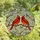 Nature Lovers' Vibrant Stained Glass Cardinal Birds Floral Mosaic Jewel Tone Pattern Stained Glass Suncatcher - 4