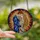 Art Lovers' Stained Glass Intertwined Kiss Vibrant Jewel Tone Geometric Mosaic Stained Glass Suncatcher - 2