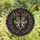 Wildlife Enthusiasts Majestic Stained Glass Wolf Mosaic Edge-to-Edge Geometric Tribal Jewel Tones Stained Glass Suncatcher - 4