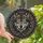 Wildlife Enthusiasts Majestic Stained Glass Wolf Mosaic Edge-to-Edge Geometric Tribal Jewel Tones Stained Glass Suncatcher - 1