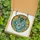 Wildlife Art Lovers' Stained Glass Wolf Head Mosaic Teal Gold Orange Intricate Mandala Stained Glass Suncatcher - 5