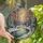 Nature Lovers' Tiffany Style Snowy River Winter Forest Jewel Tones Blue White Amber Lavender Brown Stained Glass Suncatcher - t73KsUxl21