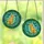 Dog Lovers' Intricate Stained Glass Golden Labrador Crescent Moon Teal & Gold Botanical Mosaic Stained Glass Suncatcher - 3