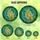 Dog Lovers' Intricate Stained Glass Golden Labrador Crescent Moon Teal & Gold Botanical Mosaic Stained Glass Suncatcher - 6