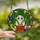 Whimsical Art Lovers' Tiffany Style Stained Glass Ghost Monstera Mosaic Stained Glass Suncatcher - 2