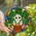 Whimsical Art Lovers' Tiffany Style Stained Glass Ghost Monstera Mosaic Stained Glass Suncatcher - 1