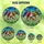 Nature Lovers' Vibrant Jewel Tone Stained Glass Birds & Floral Mosaic Stained Glass Suncatcher - Vig1XAMg3l