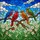 Nature Lovers' Vibrant Jewel Tone Stained Glass Birds & Floral Mosaic Stained Glass Suncatcher - 7