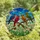 Nature Lovers' Vibrant Jewel Tone Stained Glass Birds & Floral Mosaic Stained Glass Suncatcher - y4_9FOI_F6