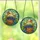 Nature Lovers' Tiffany Stained Glass Blueberries Monarch Orange Butterfly Rustic Basket Mosaic Art Stained Glass Suncatcher - 3