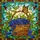 Nature Lovers' Tiffany Stained Glass Blueberries Monarch Orange Butterfly Rustic Basket Mosaic Art Stained Glass Suncatcher - 7