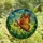 Nature Enthusiasts' Tiffany Style Stained Glass Praying Mantis Butterfly Wings Jewel Tone Mosaic Stained Glass Suncatcher - KspcKEZiMy