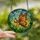 Nature Enthusiasts' Tiffany Style Stained Glass Praying Mantis Butterfly Wings Jewel Tone Mosaic Stained Glass Suncatcher - k7SCHPp6jN