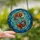 Stained Glass Art Enthusiasts' Detailed Koi Fish Orange Red Jewel Tone Aquatic Mosaic Stained Glass Suncatcher - 2