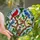 Nature Lovers' Vibrant Tiffany Glass Songbirds Tree Branch Jewel Tone Mosaic Art Stained Glass Suncatcher - VQyTuXHhaf