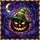 Halloween Lovers' Tiffany Style Black Jack-o'-Lantern Witch Hat Starry Night Mosaic Stained Glass Suncatcher - 7