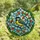 Nature Lovers' Intricate Tiffany Stained Glass Great Tit Bird Azure Yellow Orange Jewel Tone Mosaic Art Stained Glass Suncatcher - 4