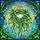 Nature Lovers' Luminous Emerald Lime Tiffany Stained Glass Heart Ivy Pattern Stained Glass Suncatcher - 7
