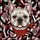 French Bulldog Lovers' Vibrant Stained Glass French Bulldog Head Geometric Mosaic Jewel Tones Stained Glass Suncatcher - 7