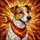 Dog Lovers' Tiffany Glass Jack Russell Terrier Red Orange Yellow Bandana Intricate Mosaic Stained Glass Suncatcher - 7