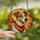 Dog Lovers' Tiffany Glass Jack Russell Terrier Red Orange Yellow Bandana Intricate Mosaic Stained Glass Suncatcher - 2