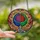 Art & Science Enthusiasts' Luminous Tiffany Stained Glass Brain Pink Blue Green Gold Purple Mosaic Art Stained Glass Suncatcher - 2
