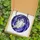 Art Lovers' Whimsical Stained Glass Ghost Intricate Purple Violet Periwinkle Blue Mosaic Stained Glass Suncatcher - 5