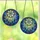 Women's Intricate Stained Glass Dreamcatcher Celestial Feather Art Amber Teal Pattern Stained Glass Suncatcher - 3