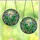 Women's Glowing White Calla Lily & Vibrant Green Leaves Stained Glass Floral Mosaic Pattern Stained Glass Suncatcher - 3