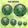 Women's Glowing White Calla Lily & Vibrant Green Leaves Stained Glass Floral Mosaic Pattern Stained Glass Suncatcher - 6
