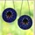 Gothic Art Admirers' Menacing Spider Stained Glass Jewel Tone Black Fiery Orange Royal Purple Mosaic Night Sky Stained Glass Suncatcher - 3