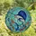Ocean Lovers' Vibrant Tiffany Style Stained Glass Sailfish Ocean Mosaic Royal Blue Aquamarine Coral Art Stained Glass Suncatcher - Ei-DHKqIX3