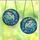 Coastal Lifestyle Fans' Vibrant Tiffany Stained Glass Tuna Leaping Ocean Currents Teal Blue Pink Mosaic Stained Glass Suncatcher - 3