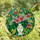 Art Lovers' Vibrant Tiffany Stained Glass Tropical Floral Vase Art with Emerald Green, Aqua, Pink, Orange Tones Stained Glass Suncatcher - 4