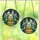 Whimsical Art Lovers' Stained Glass Rabbit Ornate Egg Bright Jewel Tone Floral Geometric Mosaic Stained Glass Suncatcher - 3